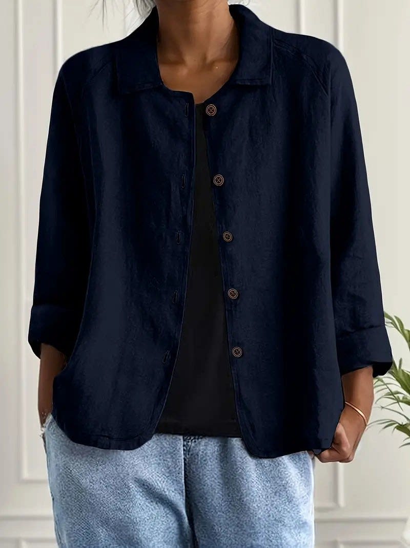 Mei Lightweight Button Front Shirt Jacket_12