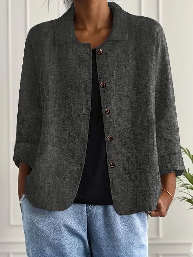 Mei Lightweight Button Front Shirt Jacket_13