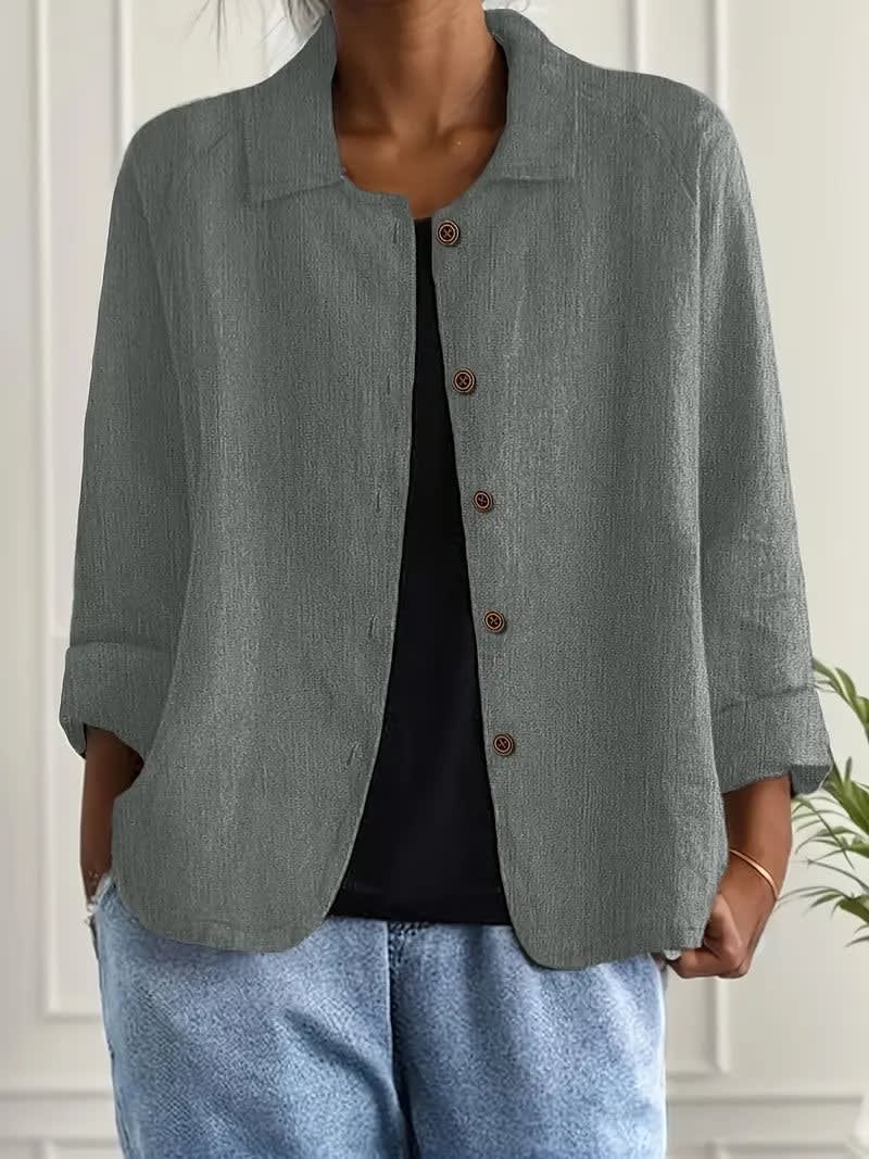 Mei Lightweight Button Front Shirt Jacket_14