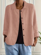 Mei Lightweight Button Front Shirt Jacket_2