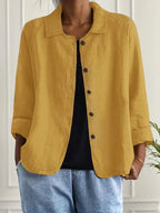 Mei Lightweight Button Front Shirt Jacket_9