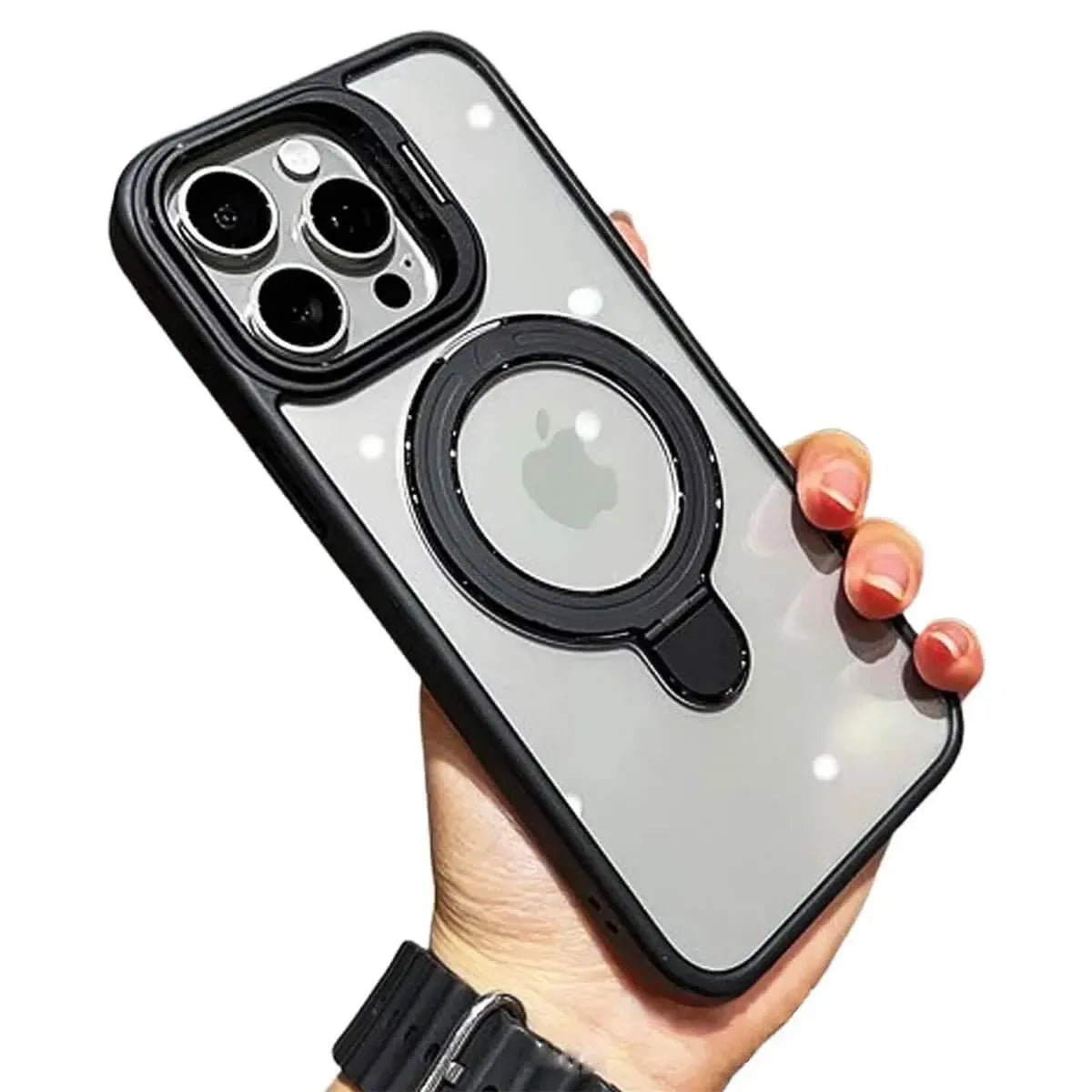 Rotating Ring Kickstand MagSafe iPhone Case