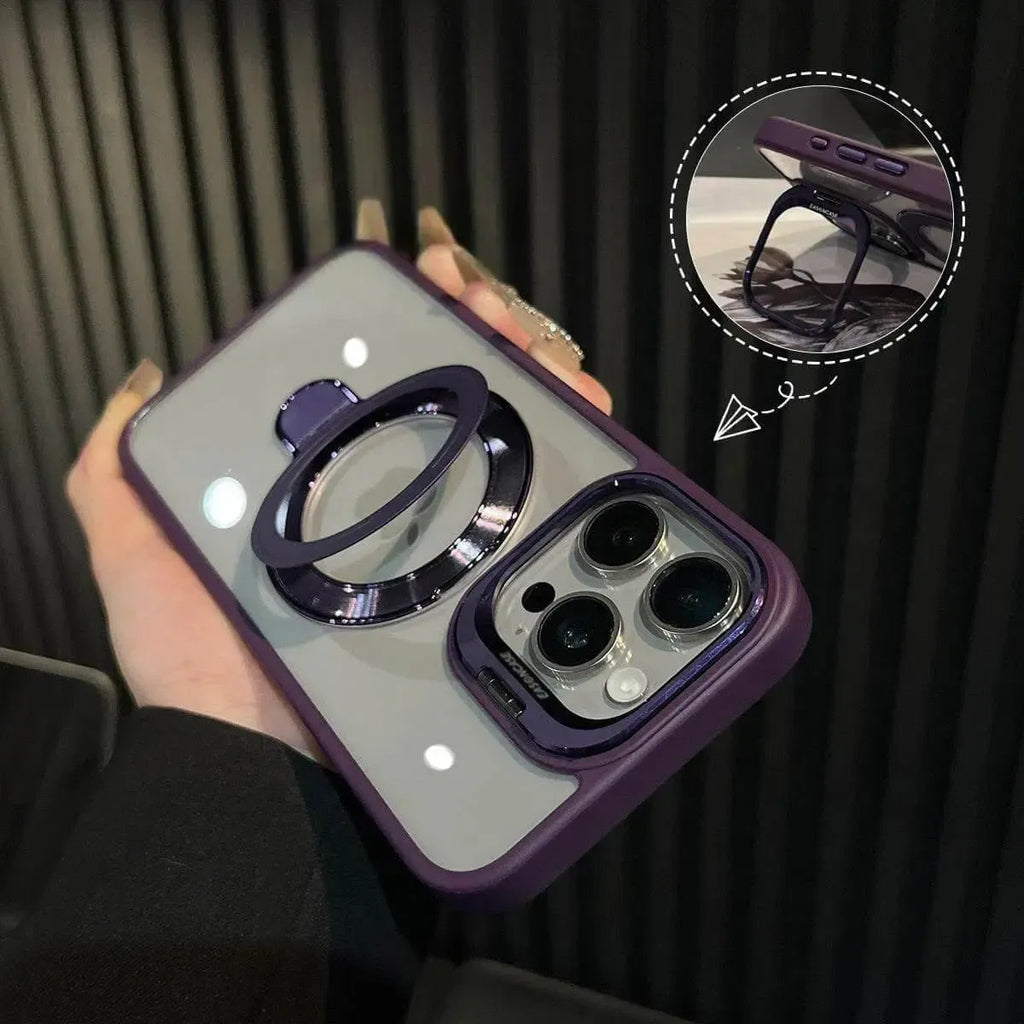Rotating Ring Kickstand MagSafe iPhone Case