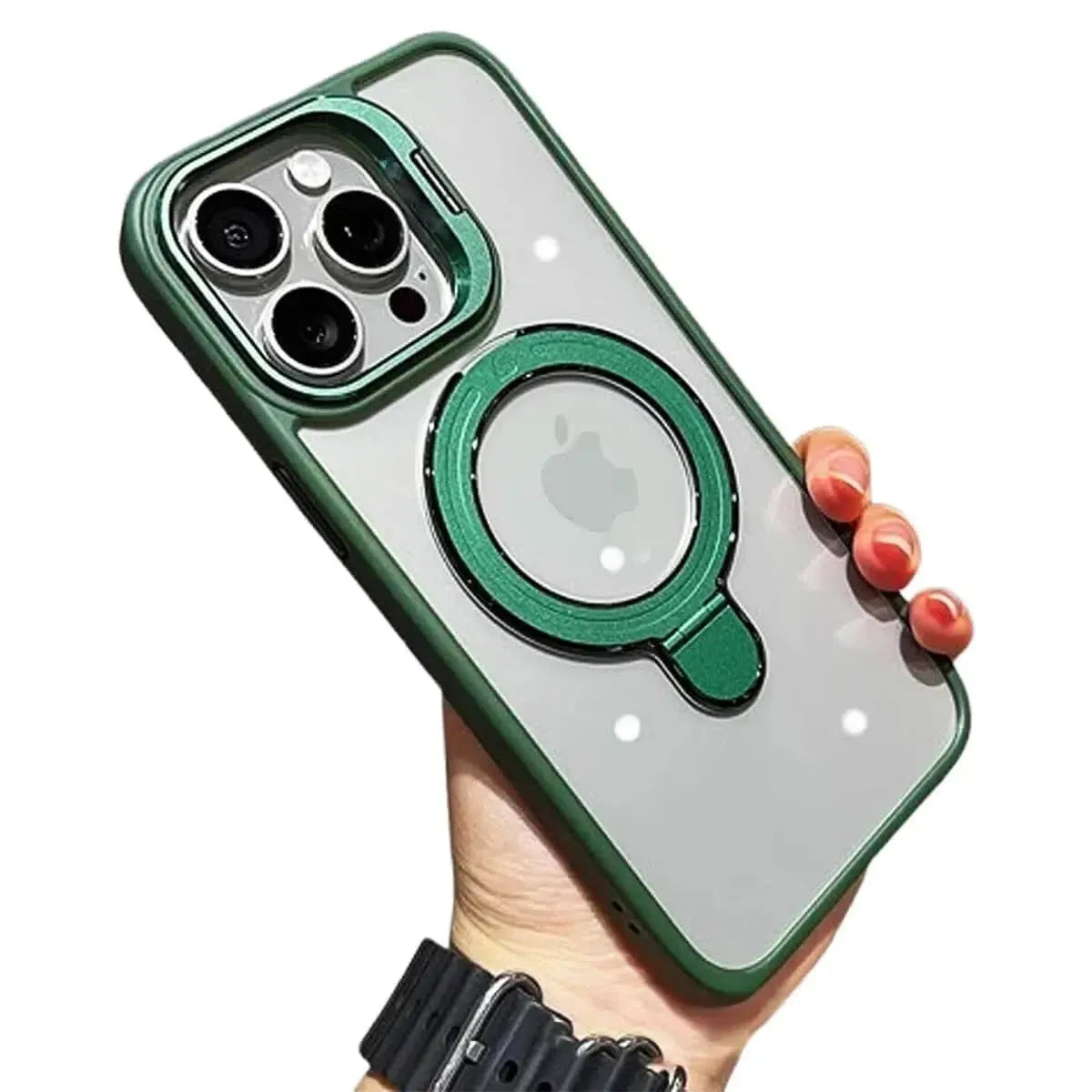 Rotating Ring Kickstand MagSafe iPhone Case