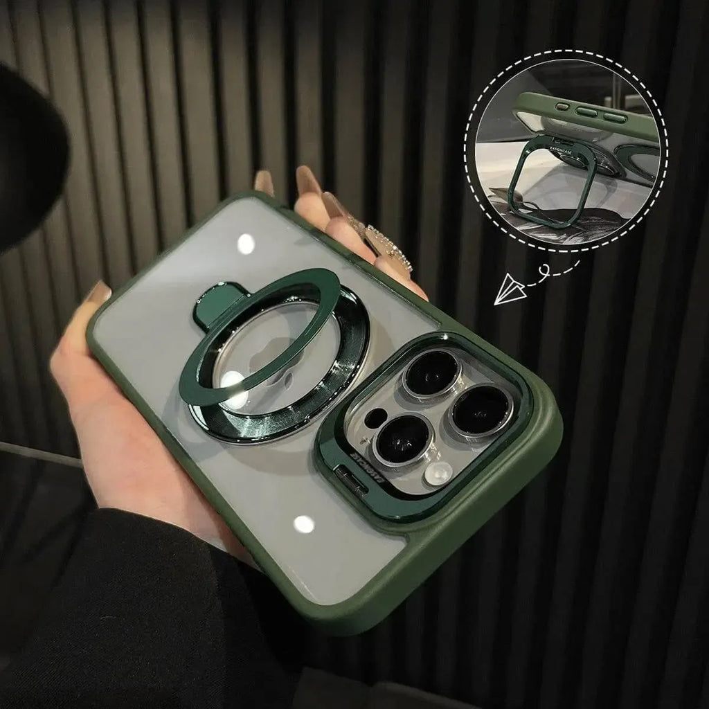 Rotating Ring Kickstand MagSafe iPhone Case