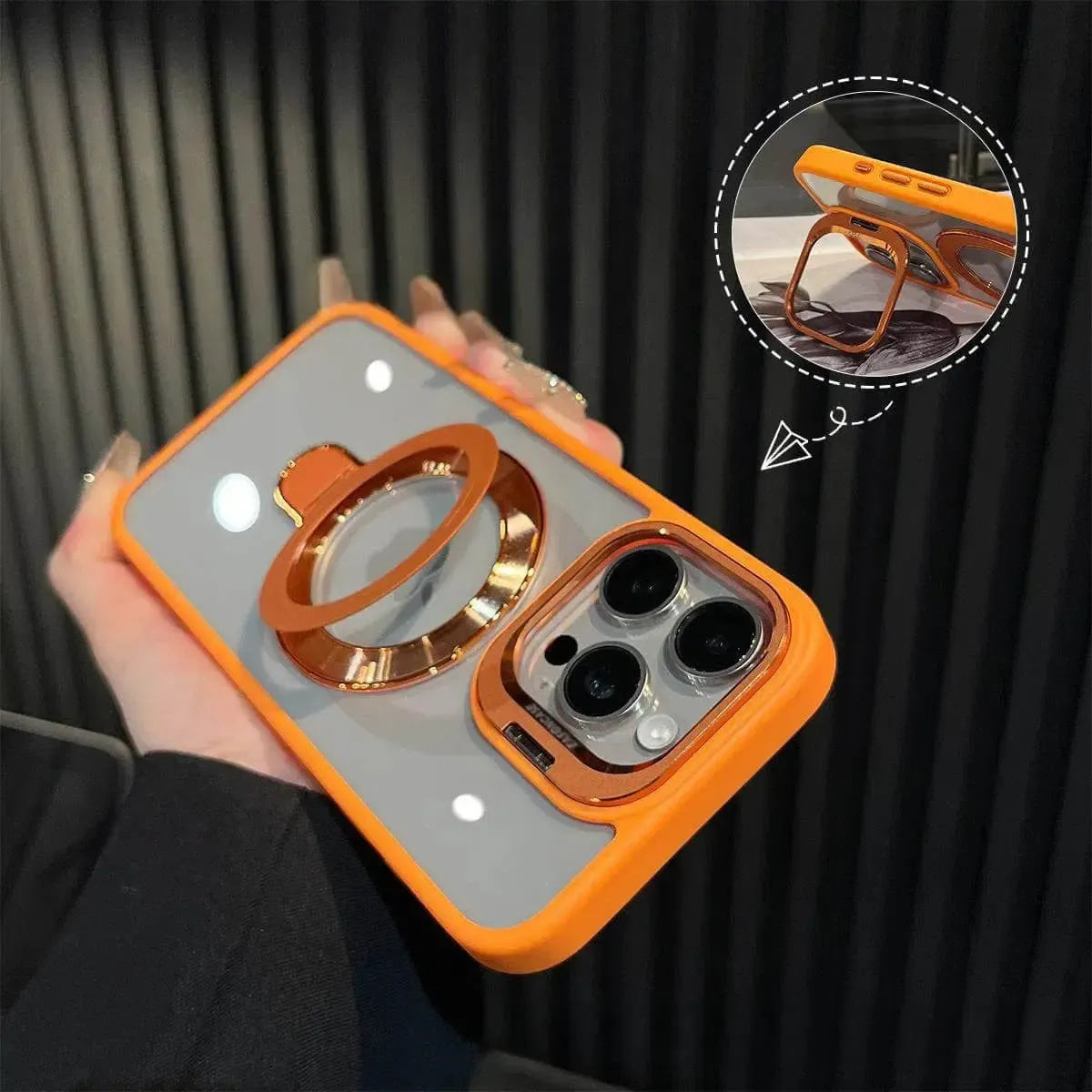 Rotating Ring Kickstand MagSafe iPhone Case