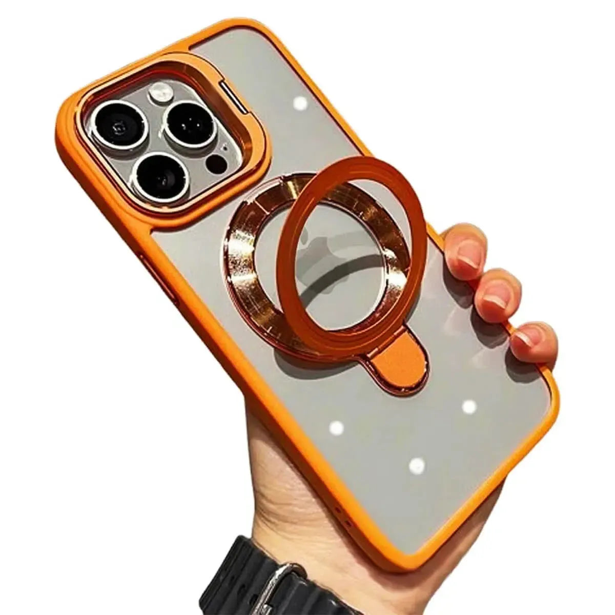 Rotating Ring Kickstand MagSafe iPhone Case