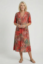 Ottilie Floral Tiered Midi Dress_2