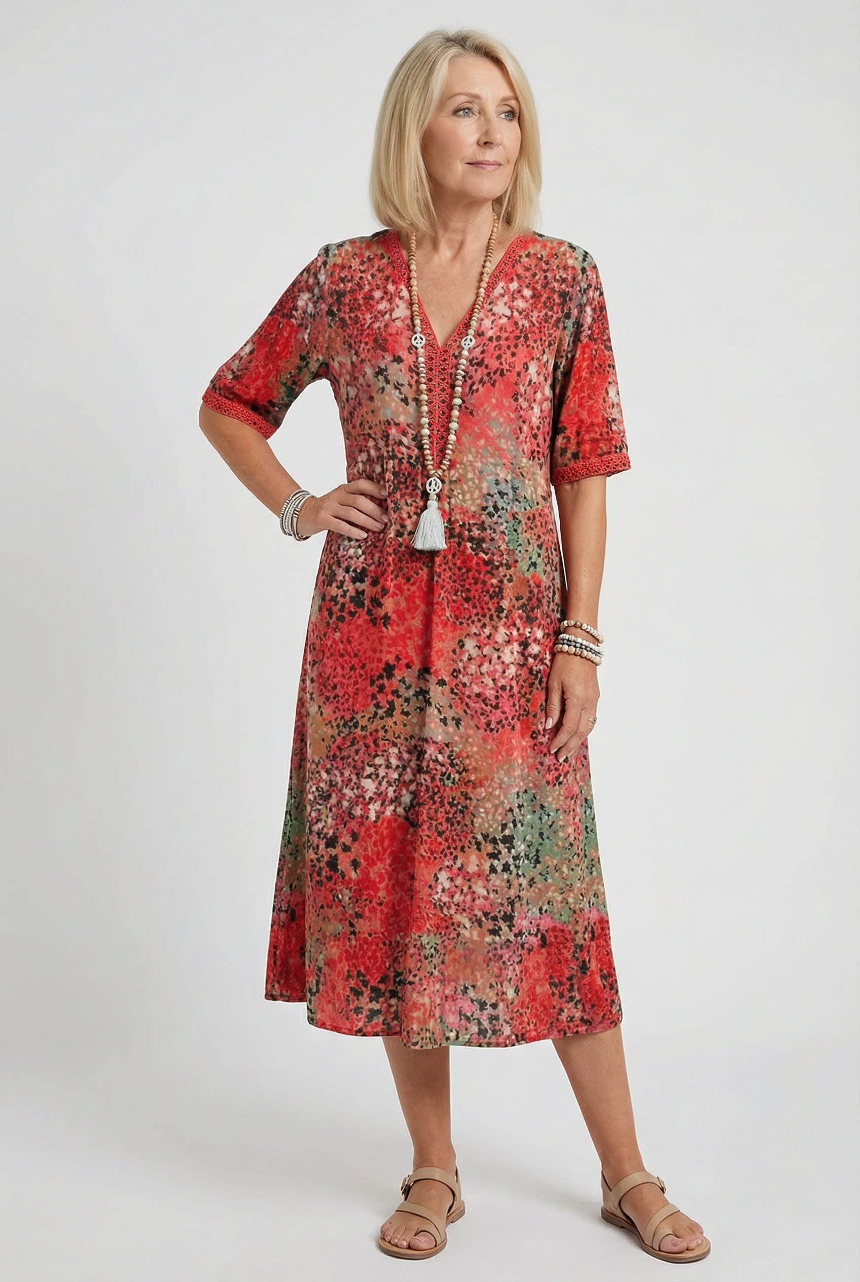 Ottilie Floral Tiered Midi Dress_3