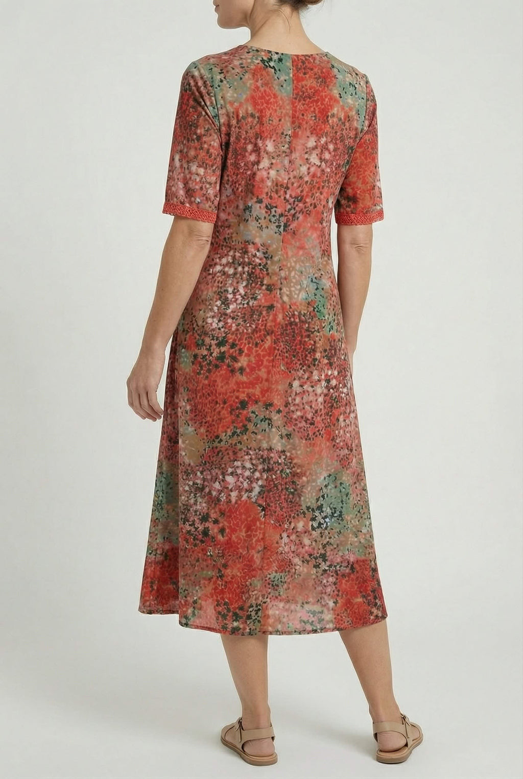 Ottilie Floral Tiered Midi Dress_4