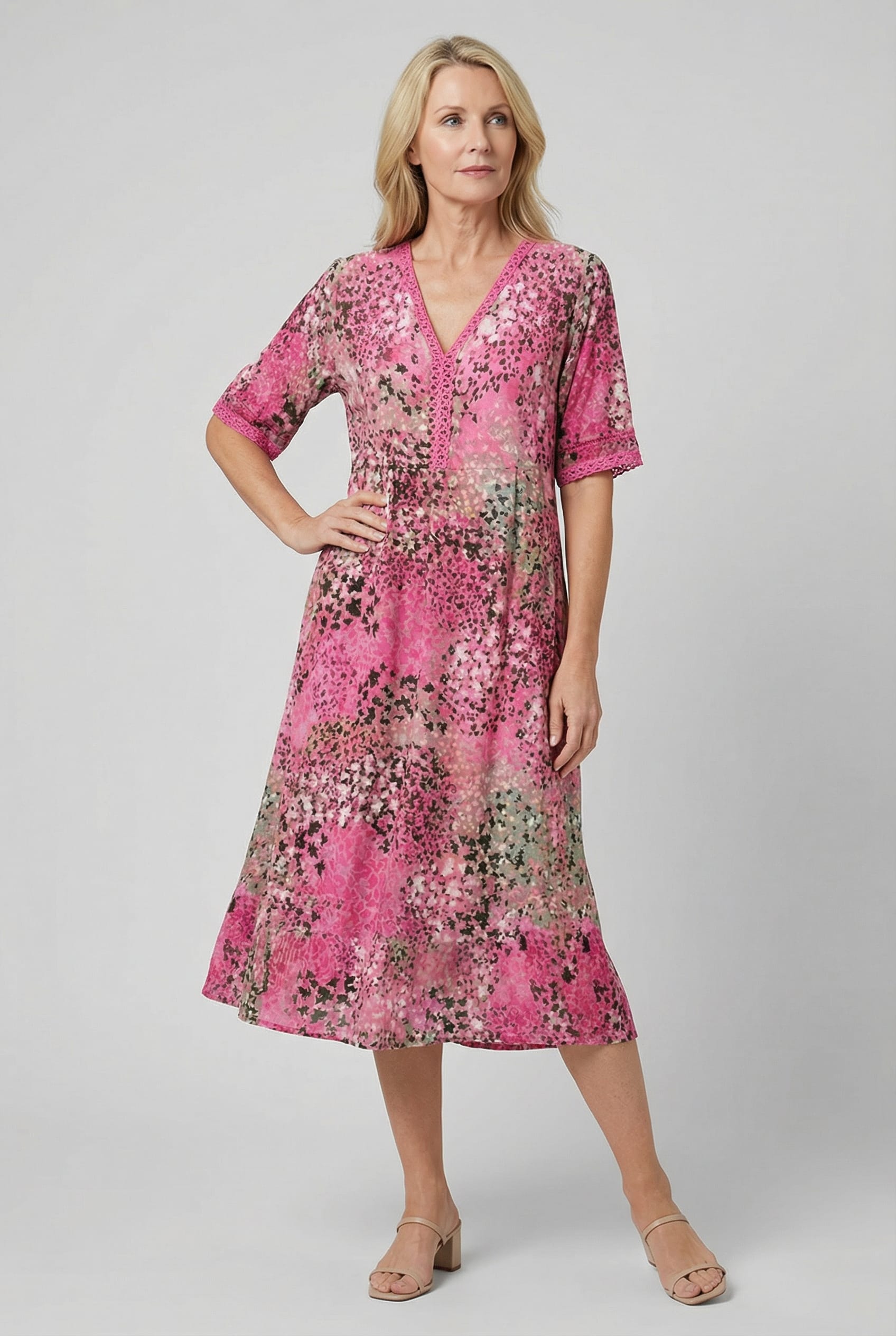 Ottilie Floral Tiered Midi Dress_8