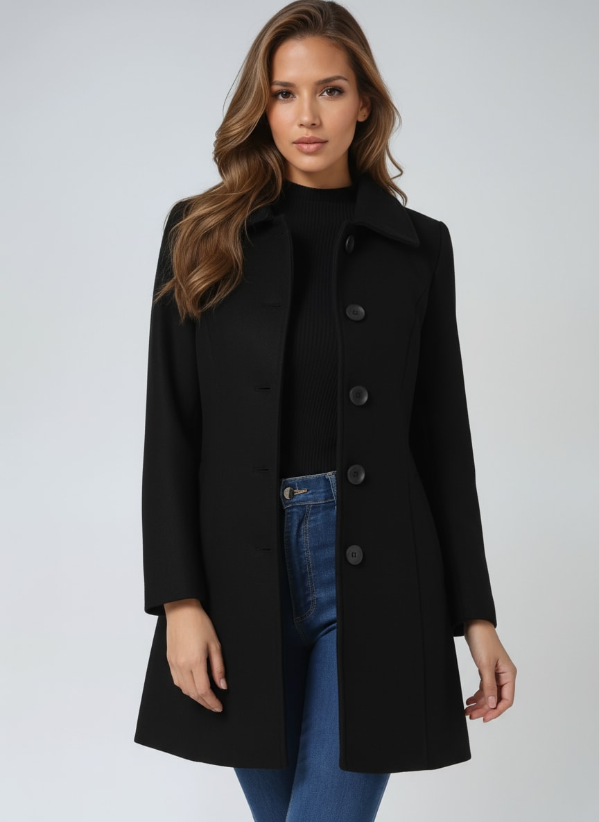 Livia Single Breasted Tailored Coat_1