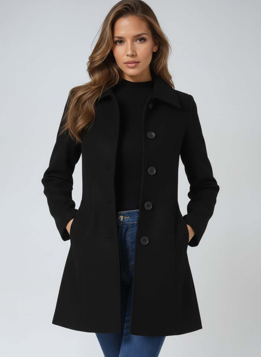 Livia Single Breasted Tailored Coat_2