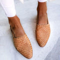 Agathe Woven Pointed Toe Mules_1