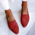 Agathe Woven Pointed Toe Mules_4
