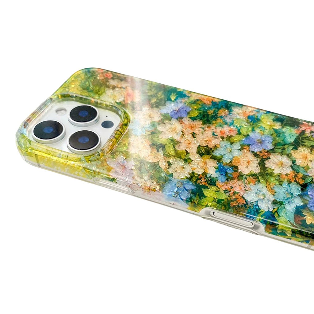 Oil Painting Flower Garden iPhone Case