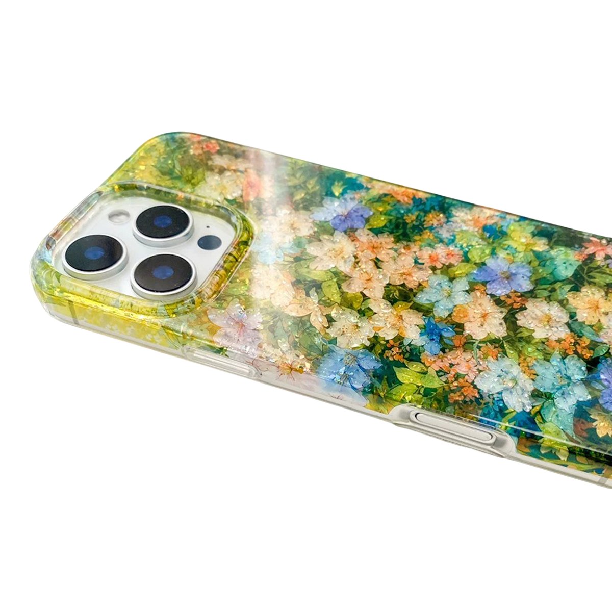 Oil Painting Flower Garden iPhone Case