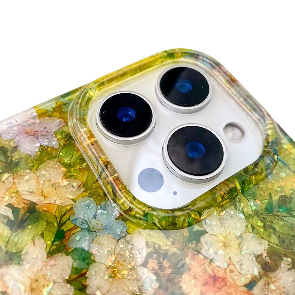 Oil Painting Flower Garden iPhone Case