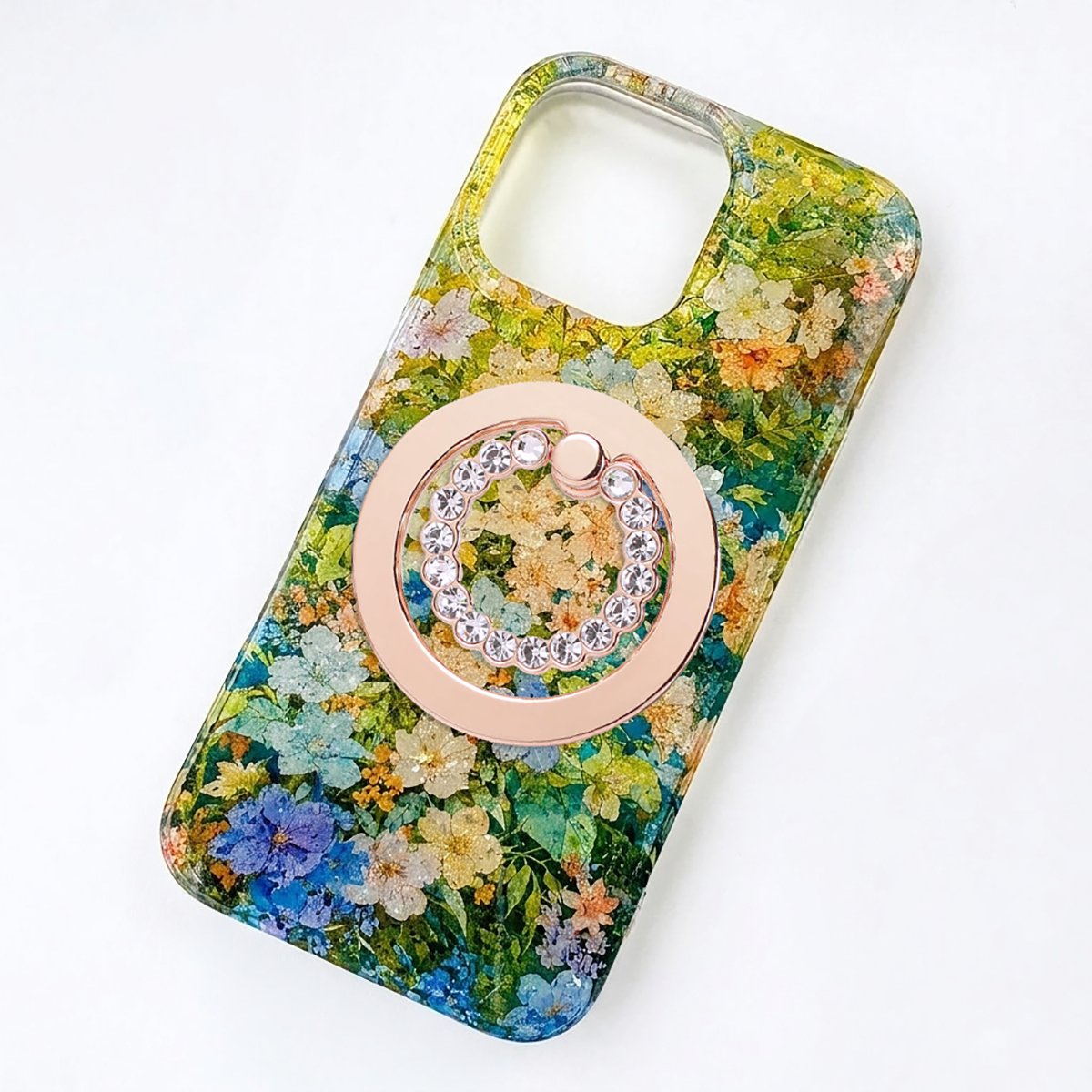 Oil Painting Flower Garden iPhone Case