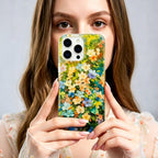 Oil Painting Flower Garden iPhone Case