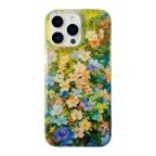 Oil Painting Flower Garden iPhone Case