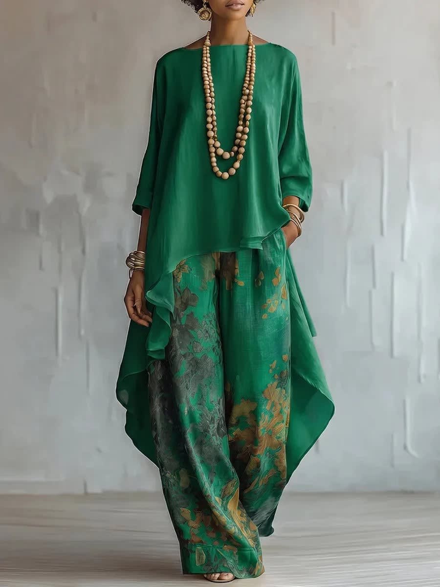 Eleni Asymmetric Wide Leg Two Piece Set_4