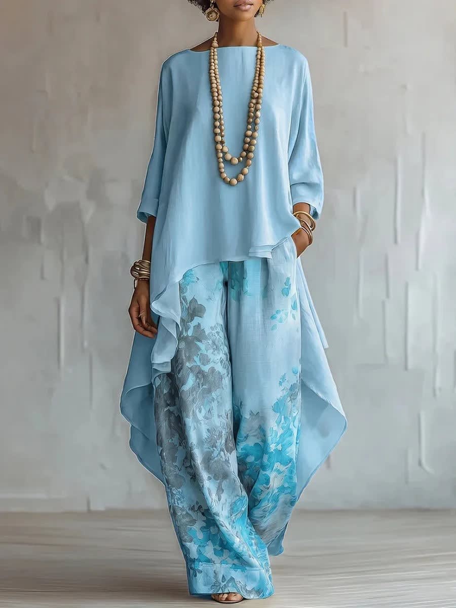 Eleni Asymmetric Wide Leg Two Piece Set_5