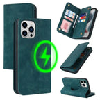 MagSafe Leather Wallet iPhone Case with Card Slots