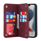 MagSafe Leather Wallet iPhone Case with Card Slots