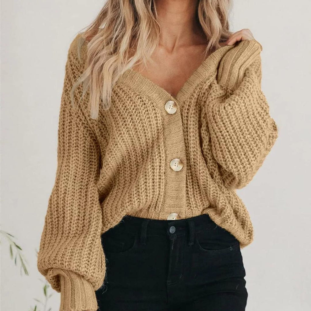 Sienna Chunky Knit Button Cardigan_2