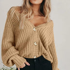 Sienna Chunky Knit Button Cardigan_3
