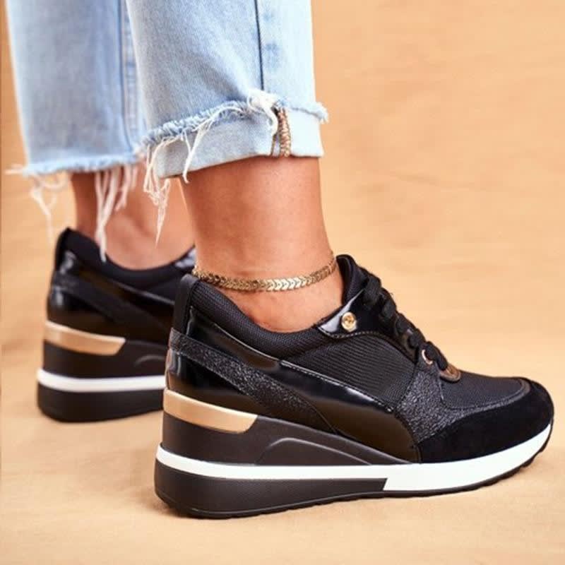 Yara Metallic Wedge Sneakers_4