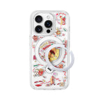 Funny Food Pattern MagSafe iPhone Case with Ring Stand