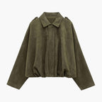 Maelle Faux Suede Bomber Jacket_1