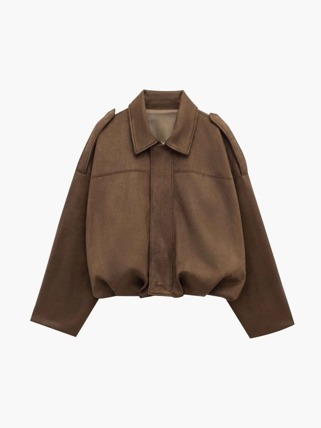 Maelle Faux Suede Bomber Jacket_11