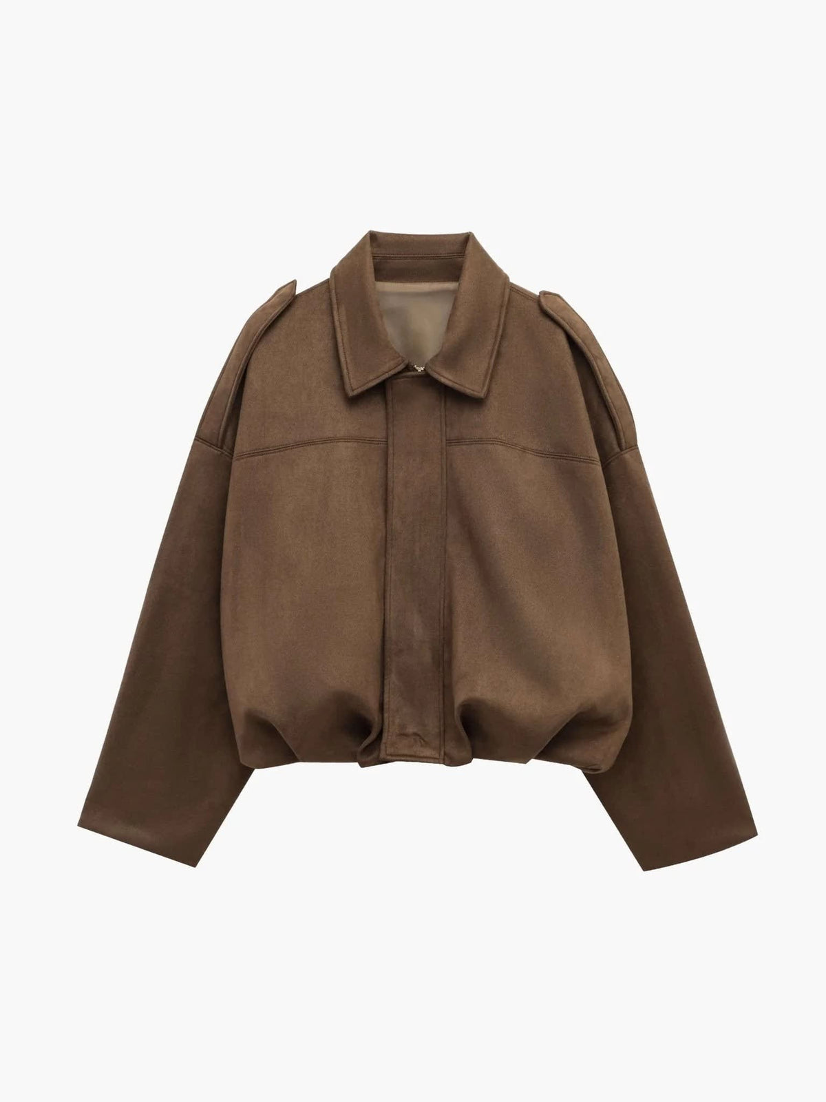 Maelle Faux Suede Bomber Jacket_11