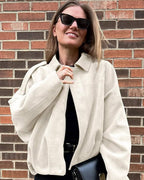 Maelle Faux Suede Bomber Jacket_15