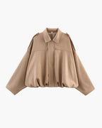 Maelle Faux Suede Bomber Jacket_6