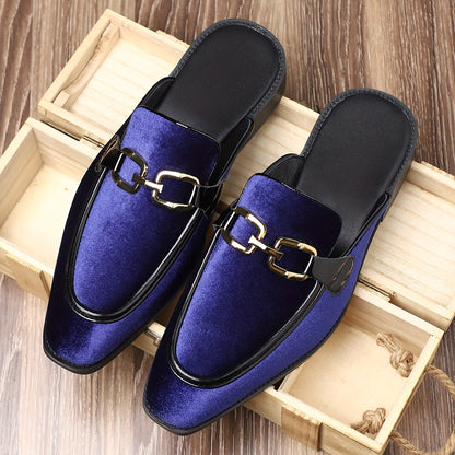 Aston Velvet Slip-Ons