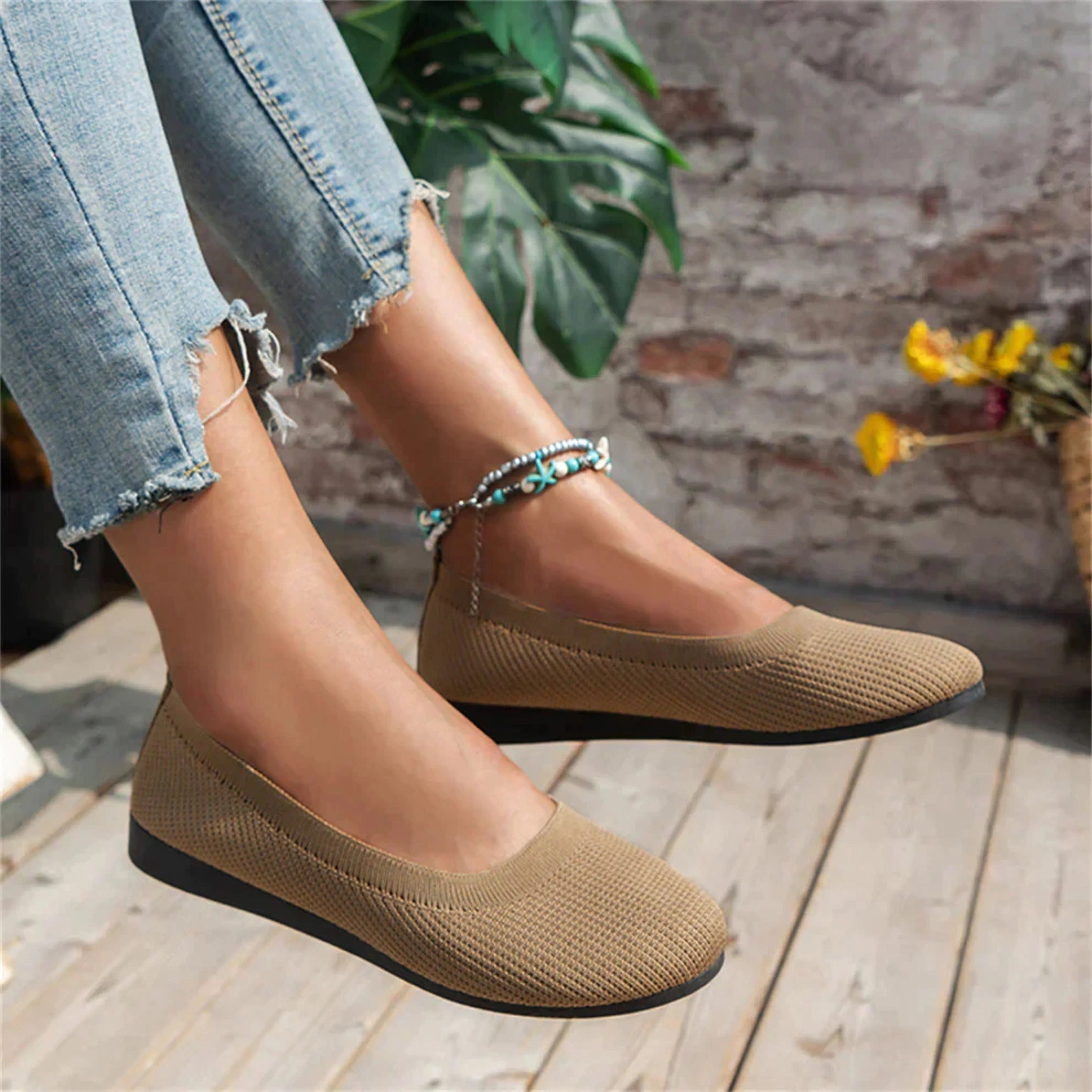 Nia Orthopedic Knit Flats_8