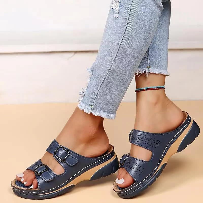 Margaux Arch Support Buckle Sandals_3