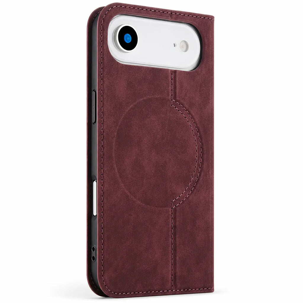 Leather MagSafe Flip Phone Case