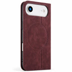 Leather MagSafe Flip Phone Case