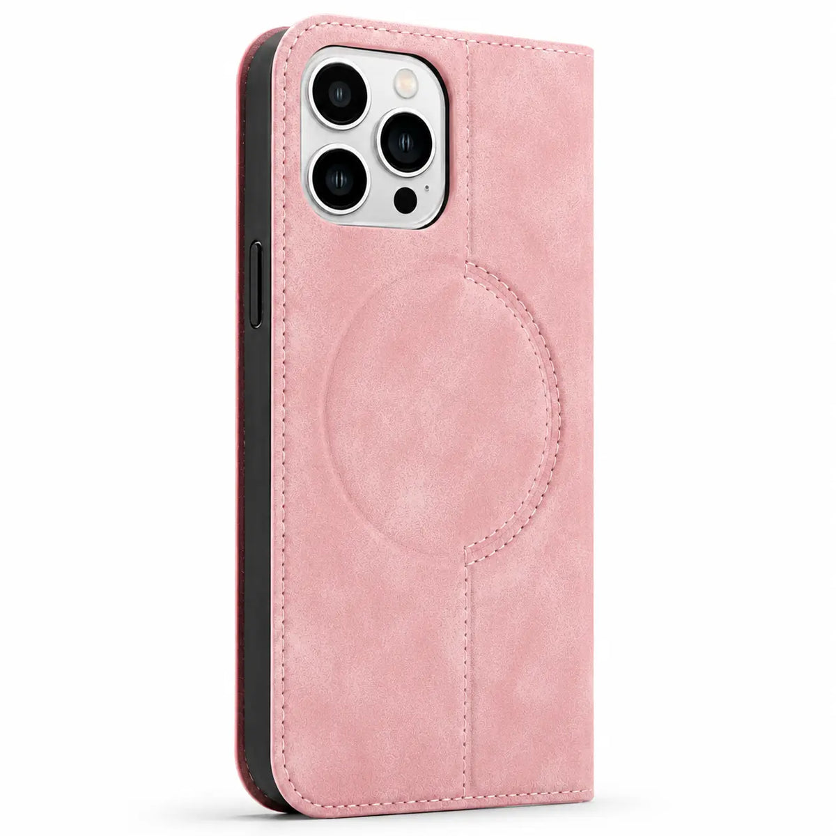 Leather MagSafe Flip Phone Case