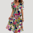 Amira Floral Wrap Midi Dress_5