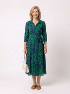 Giulia Belted Collared Midi Dress_4