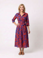 Giulia Belted Collared Midi Dress_6