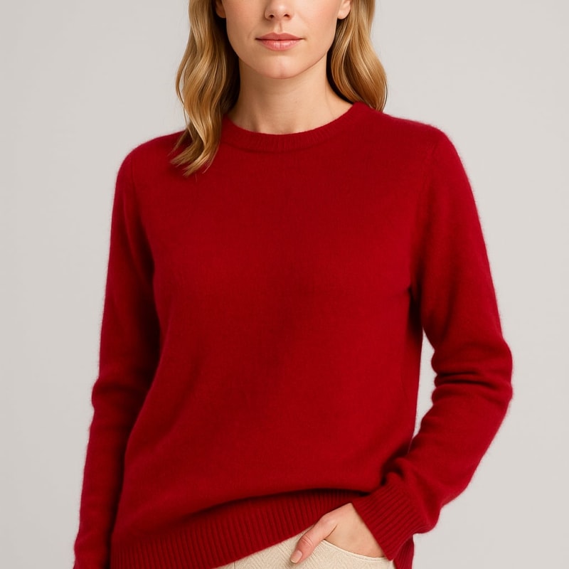 Gabriella Crew Neck Cashmere Sweater_1