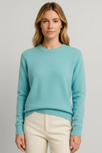 Gabriella Crew Neck Cashmere Sweater_3