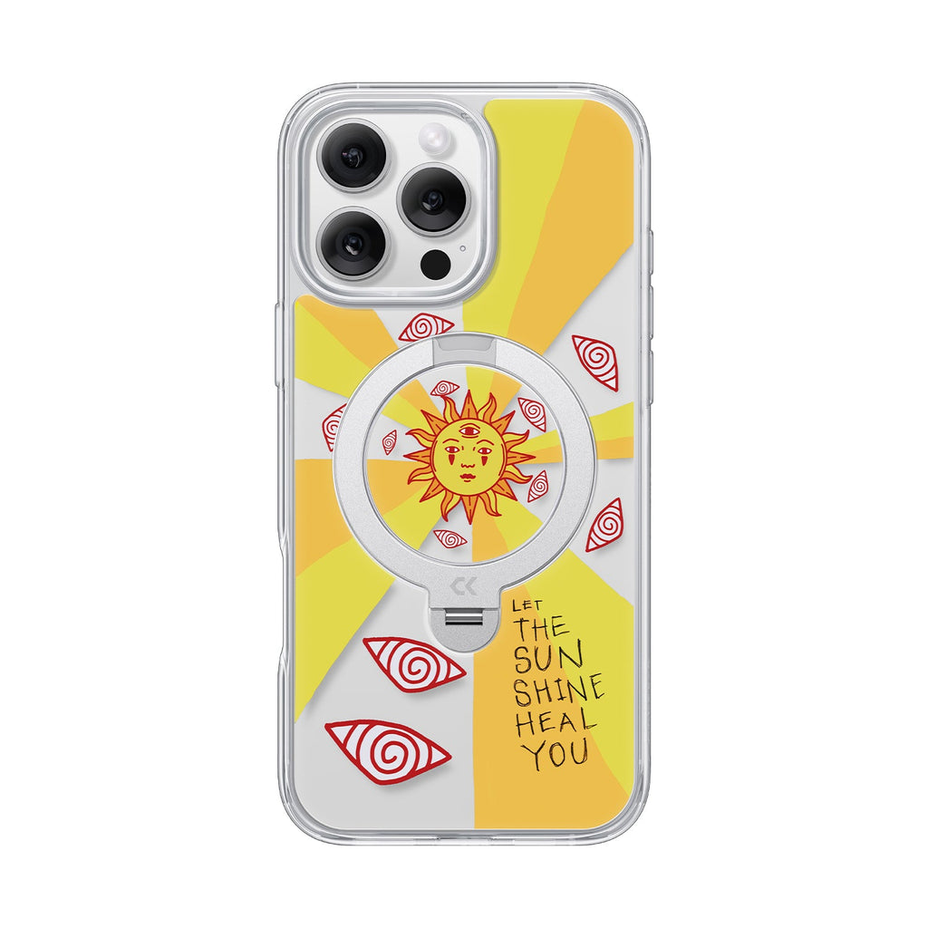 Sun Design MagSafe iPhone Case with Ring Stand